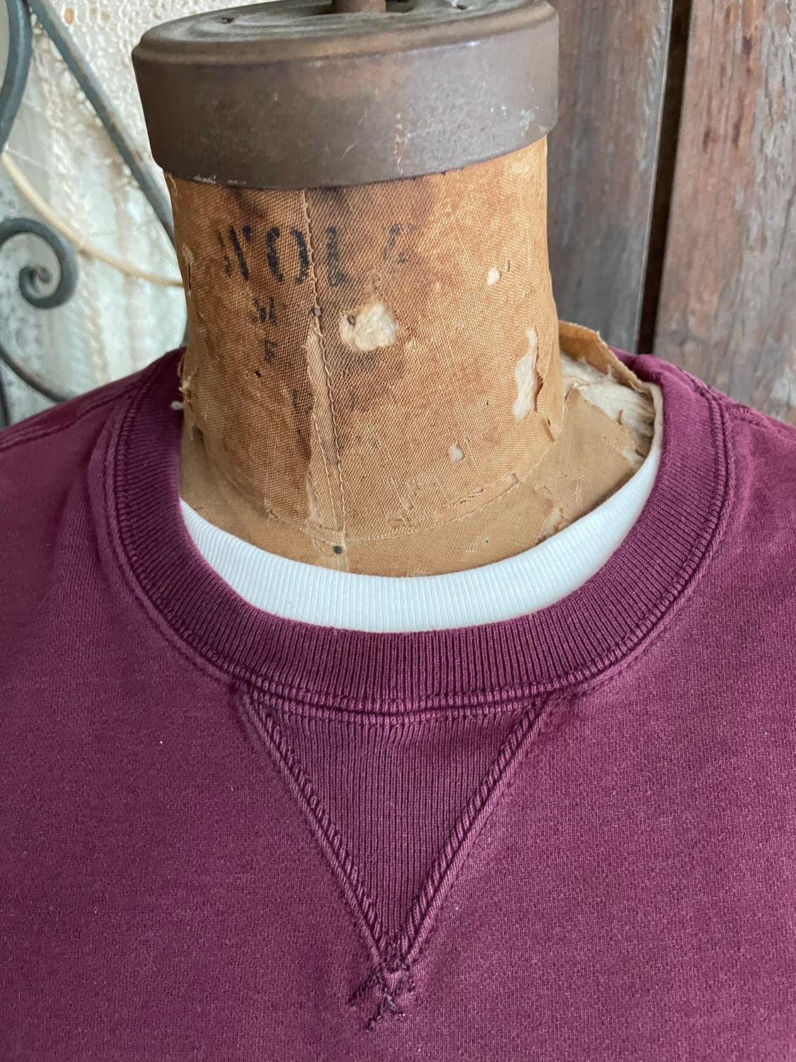 폴로 랄프로렌 버건디 스웻셔츠 상품이미지3