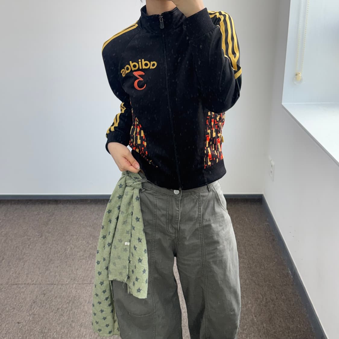 Adidas 아디다스 검골 픽셀 패턴 져지 상품이미지1