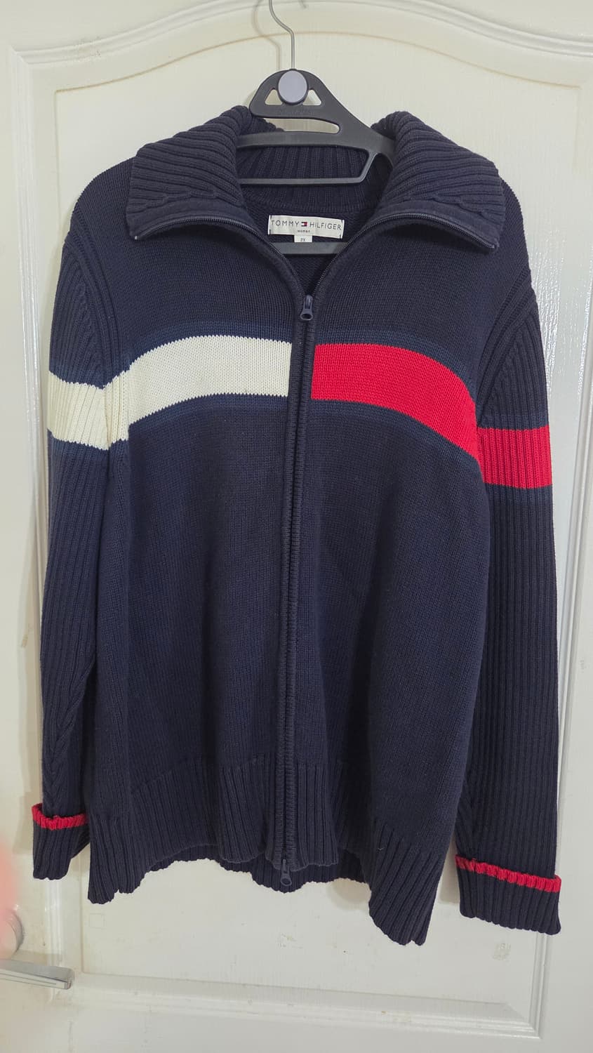 타미힐피거 여성니트 집업 xxl 상품이미지1