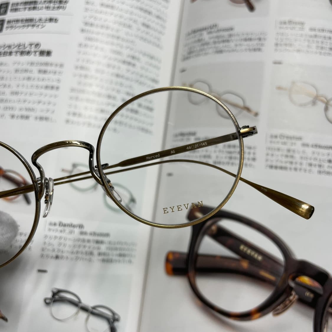 EYEVAN 아이반 티타늄 원형 일본 안경 상품이미지2