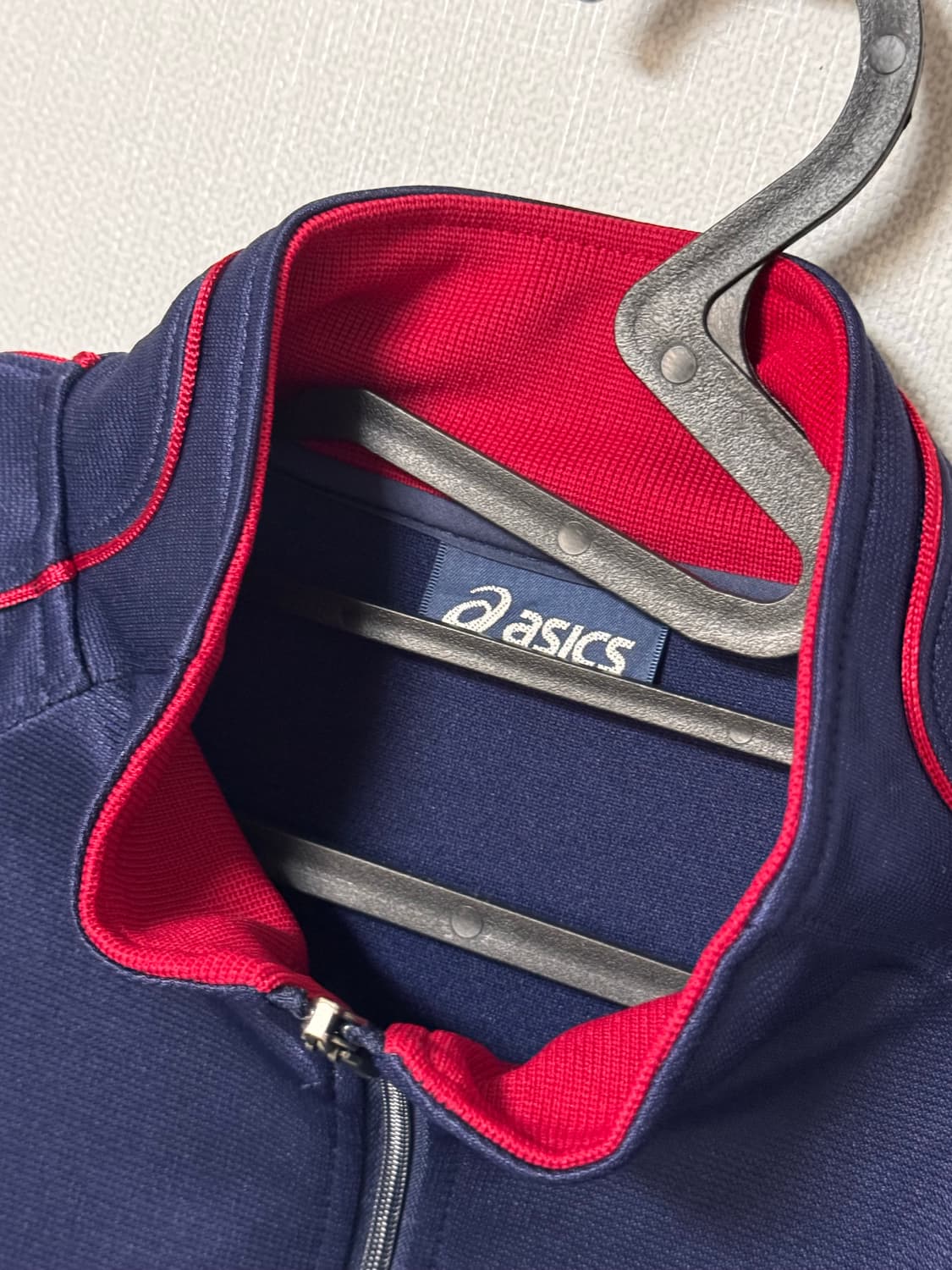 아식스 네이비 레드 화이트 올드스쿨 오버핏 져지 상품이미지4