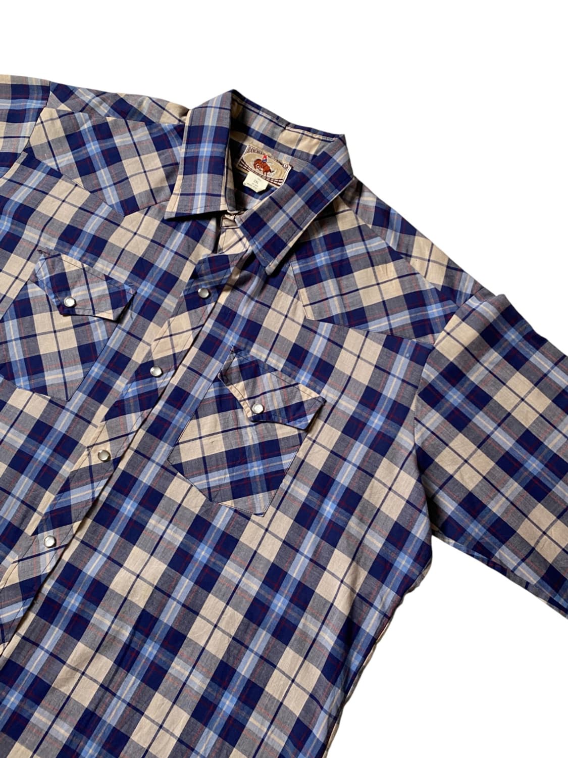 포켓 체크 셔츠 Made in U.S.A (Man 2XL) AB0197 상품이미지4