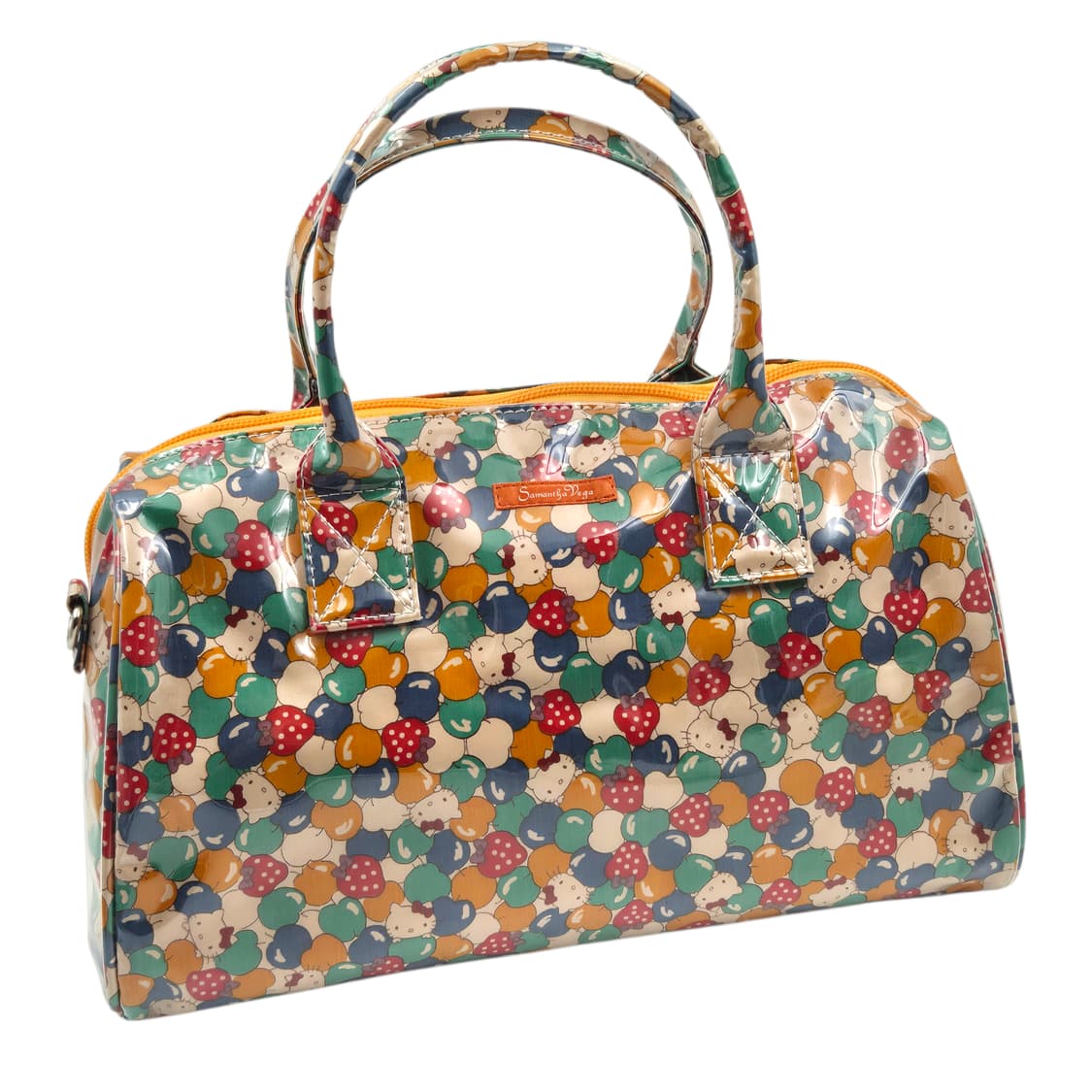 10s 헬로키티 x 사만사베가 과일 pvc 보스턴백 상품이미지1