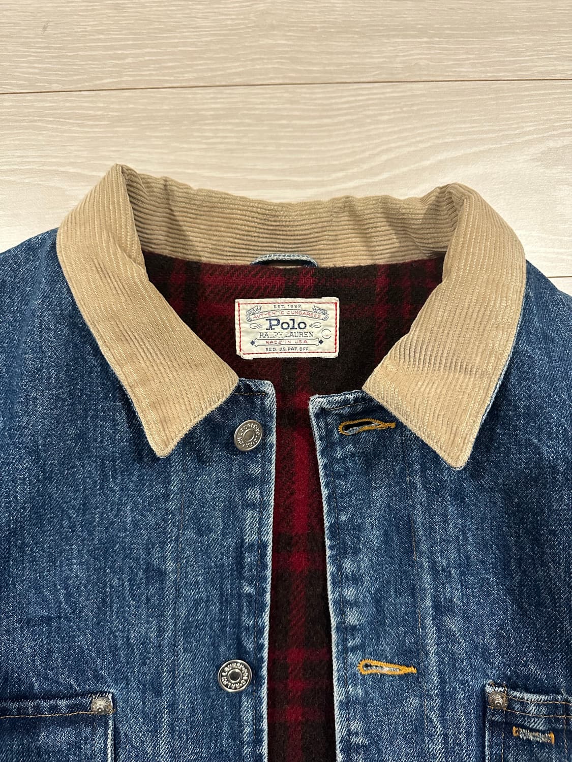 폴로 덩가리 던가리 데님 자켓 상품이미지3