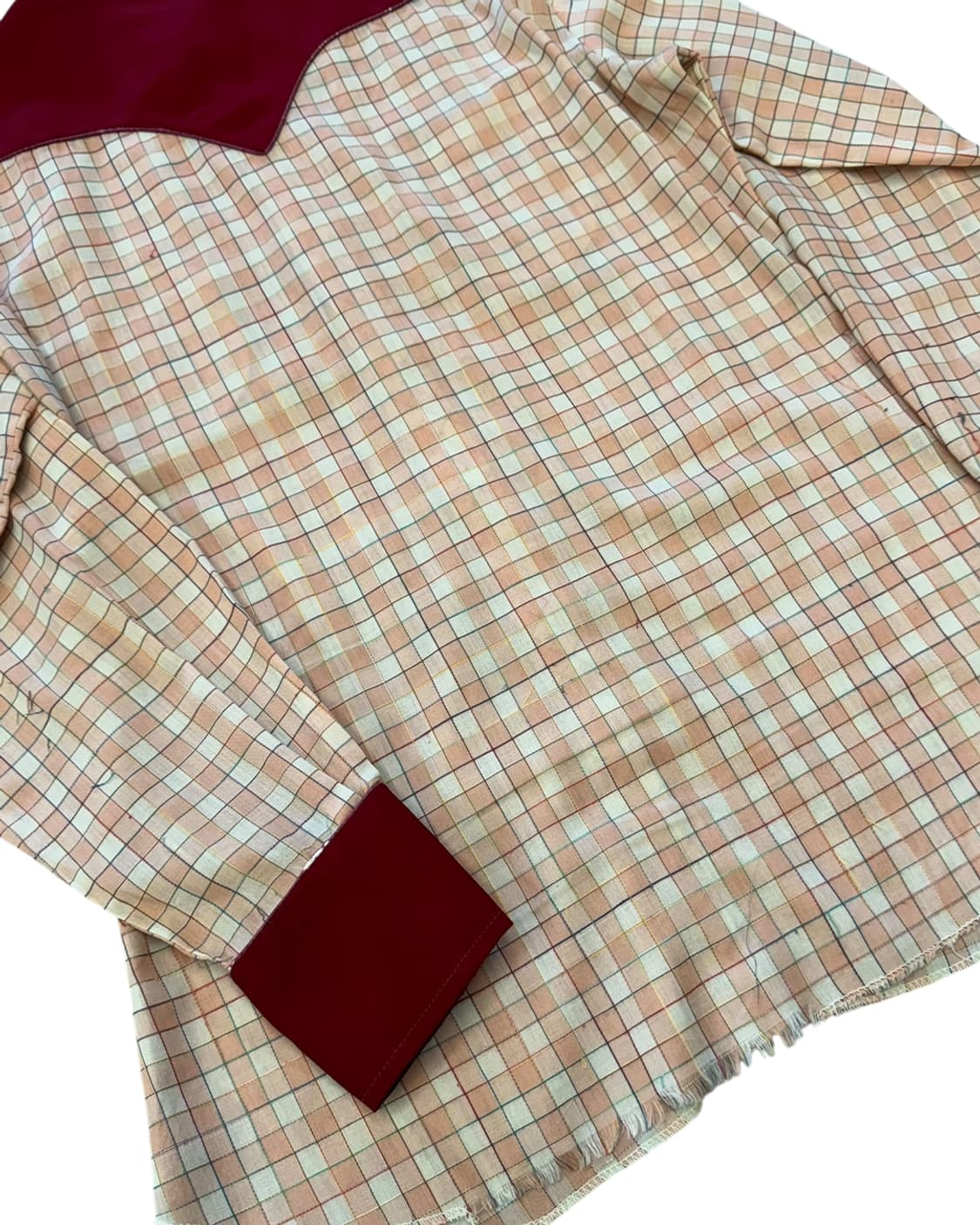 아메리칸 빈티지 엠브로이더리 체크 웨스턴 셔츠 상품이미지8