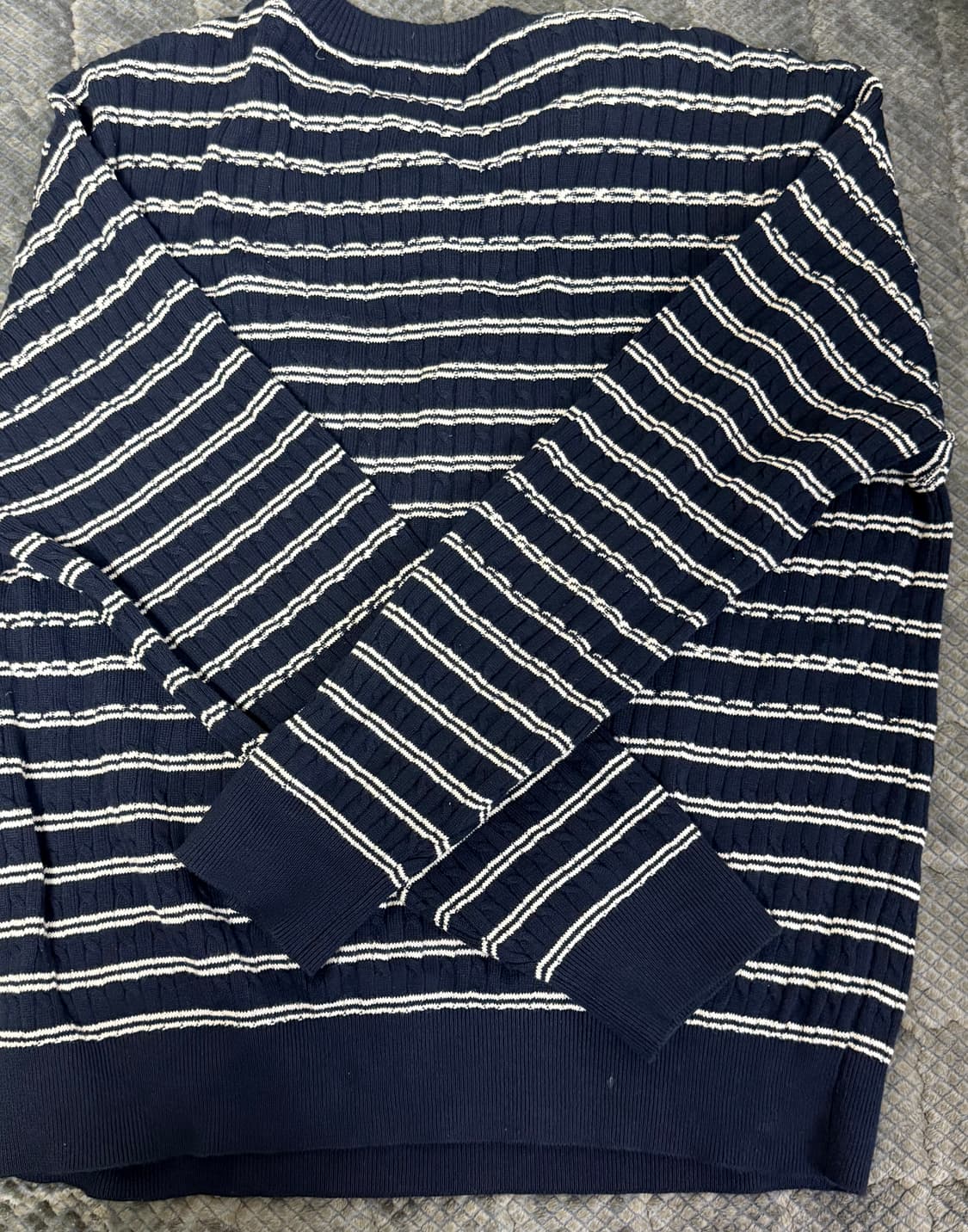 포커페이스 헨리넥 스트라이프 니트 상품이미지4