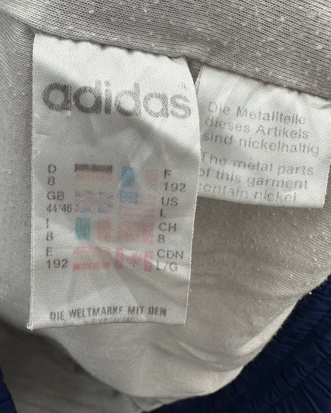 (XL~2XL)90'S 아디다스 빅로고 바막-M2000 상품이미지7