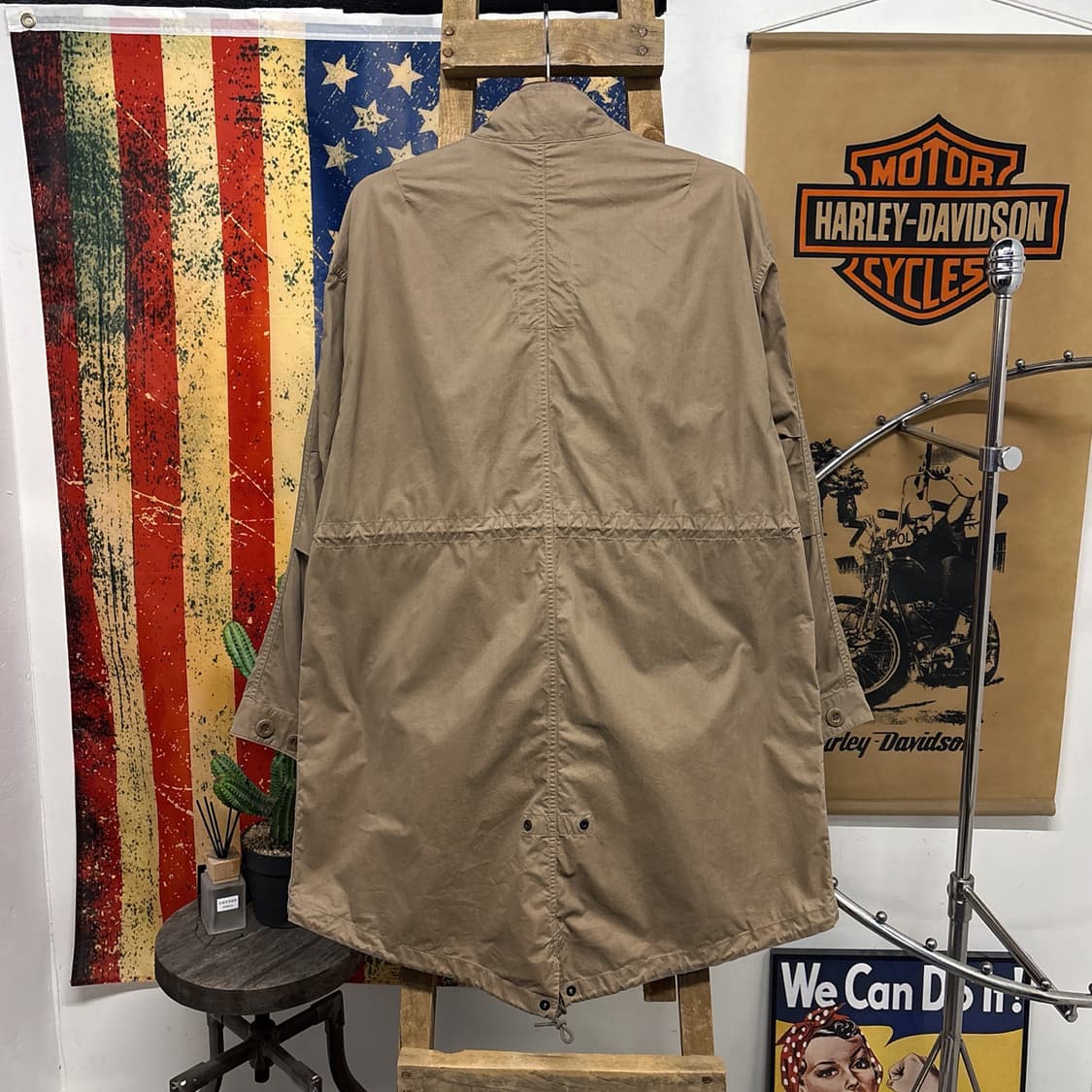 카키스 M-65 C.W 필드파카 주우재 바이오워싱 레더스냅 N1230 상품이미지2