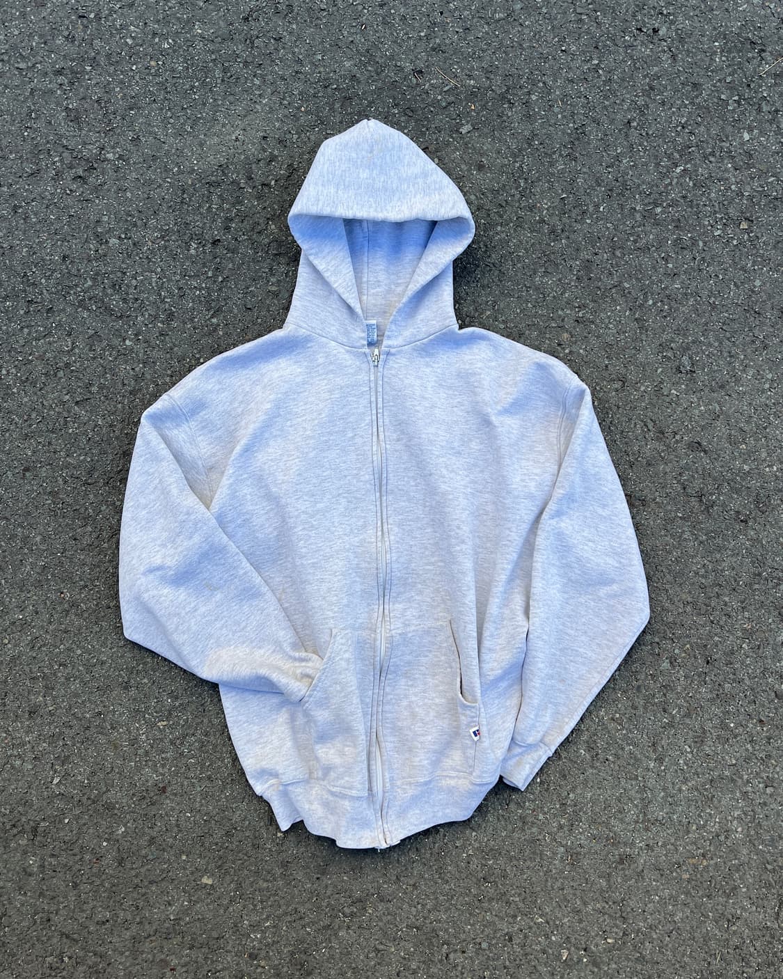 [XL] 90s 미제 러셀 후드집업 그레이 상품이미지1