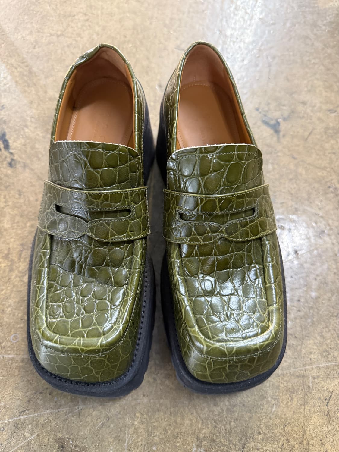 마르니 크로커다일 엠보스드 로퍼 36.5 상품이미지7