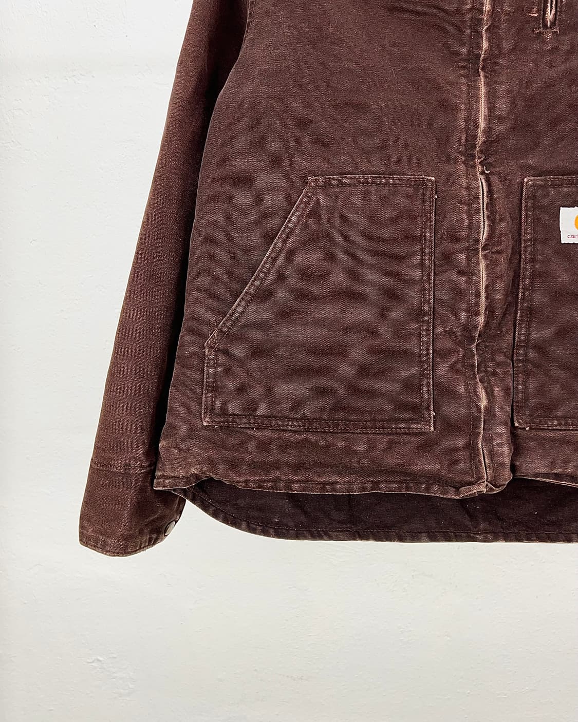 00s 칼하트 샌드 스톤 타임 트래블 셰르파 캐년 자켓 상품이미지5