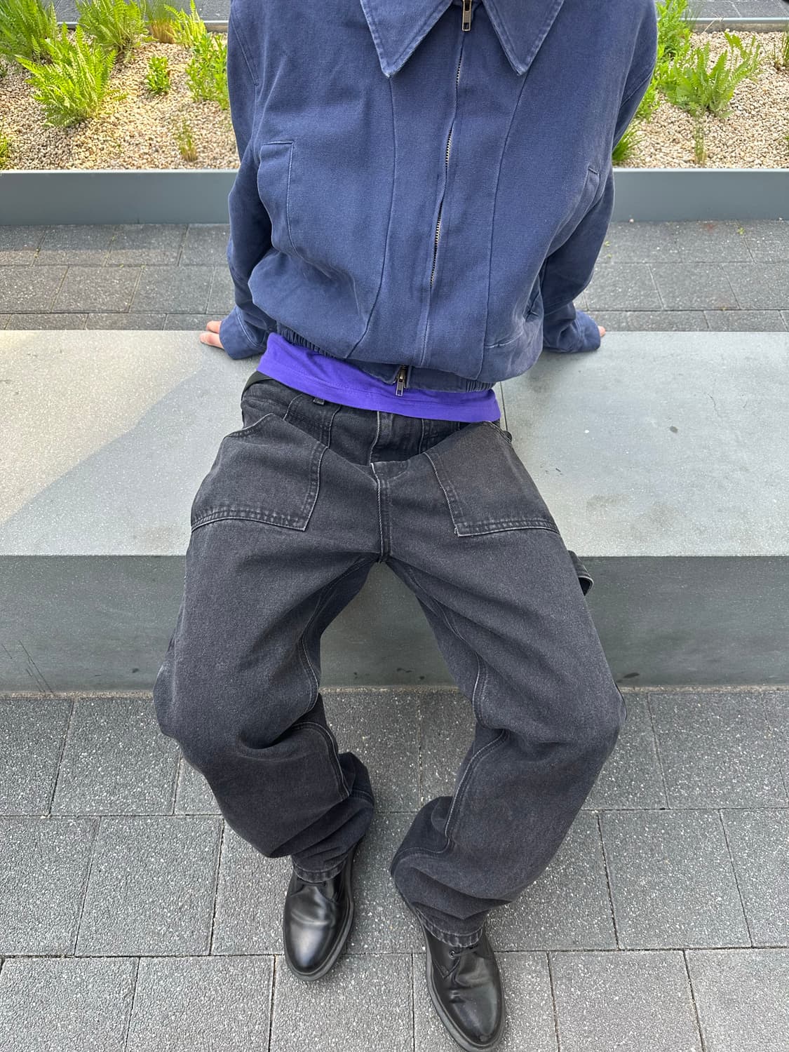 이예 Drizzler Jacket Navy 상품이미지1