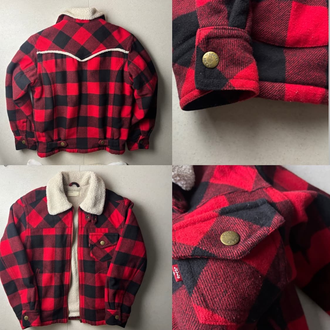 리바이스 체크자켓 상품이미지3