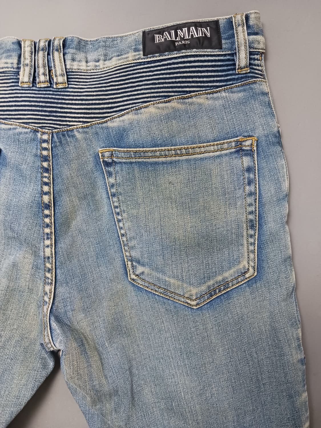 [36] 발망 더티오일 워싱 바이커진 청바지 상품이미지10