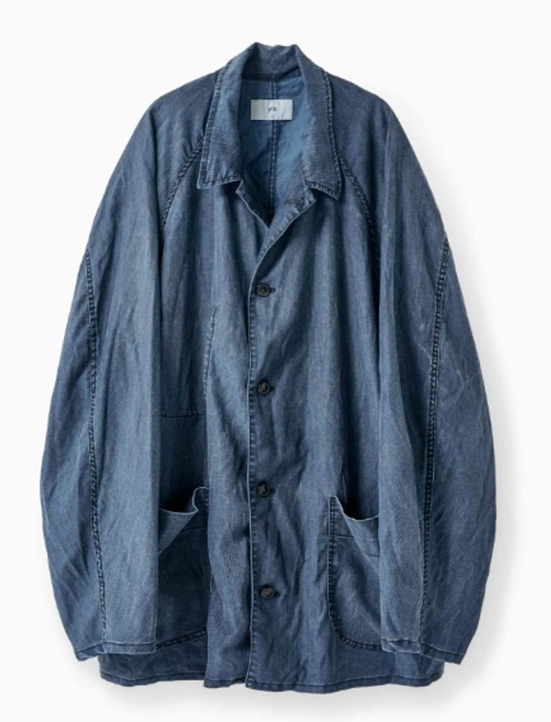 [years ago] 블리치 워시드 초어자켓 인디고 상품이미지1