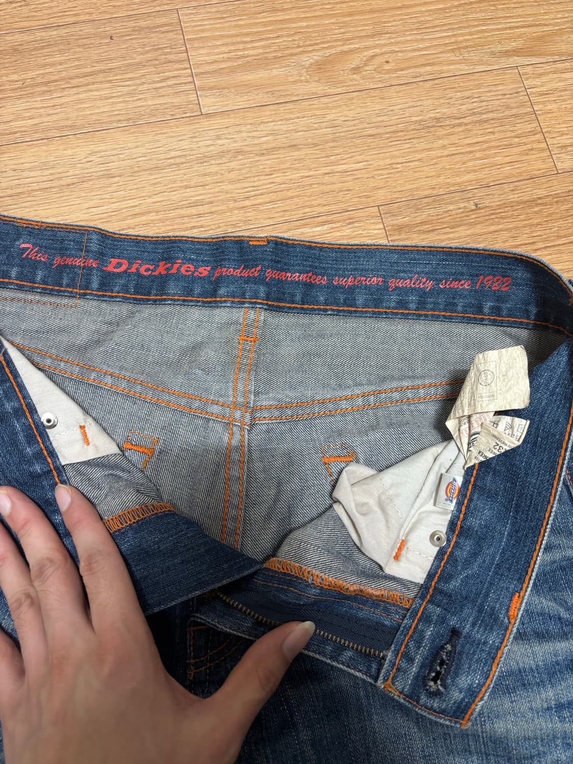 디키즈 블루 데님 팬츠 청바지 상품이미지5