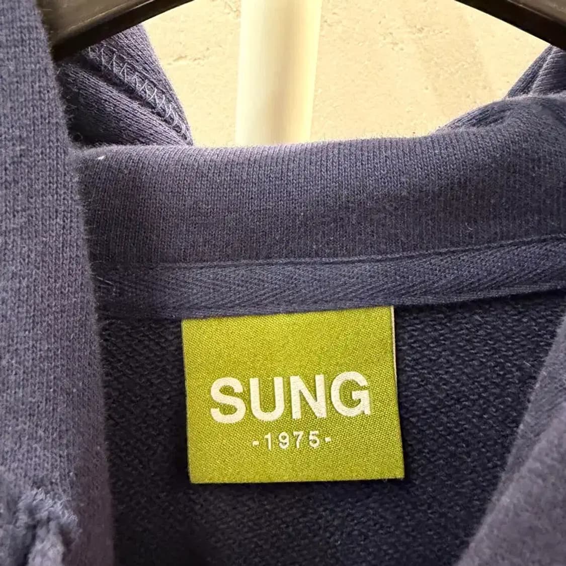 SUNG1975 네이비 후드티 M 상품이미지3