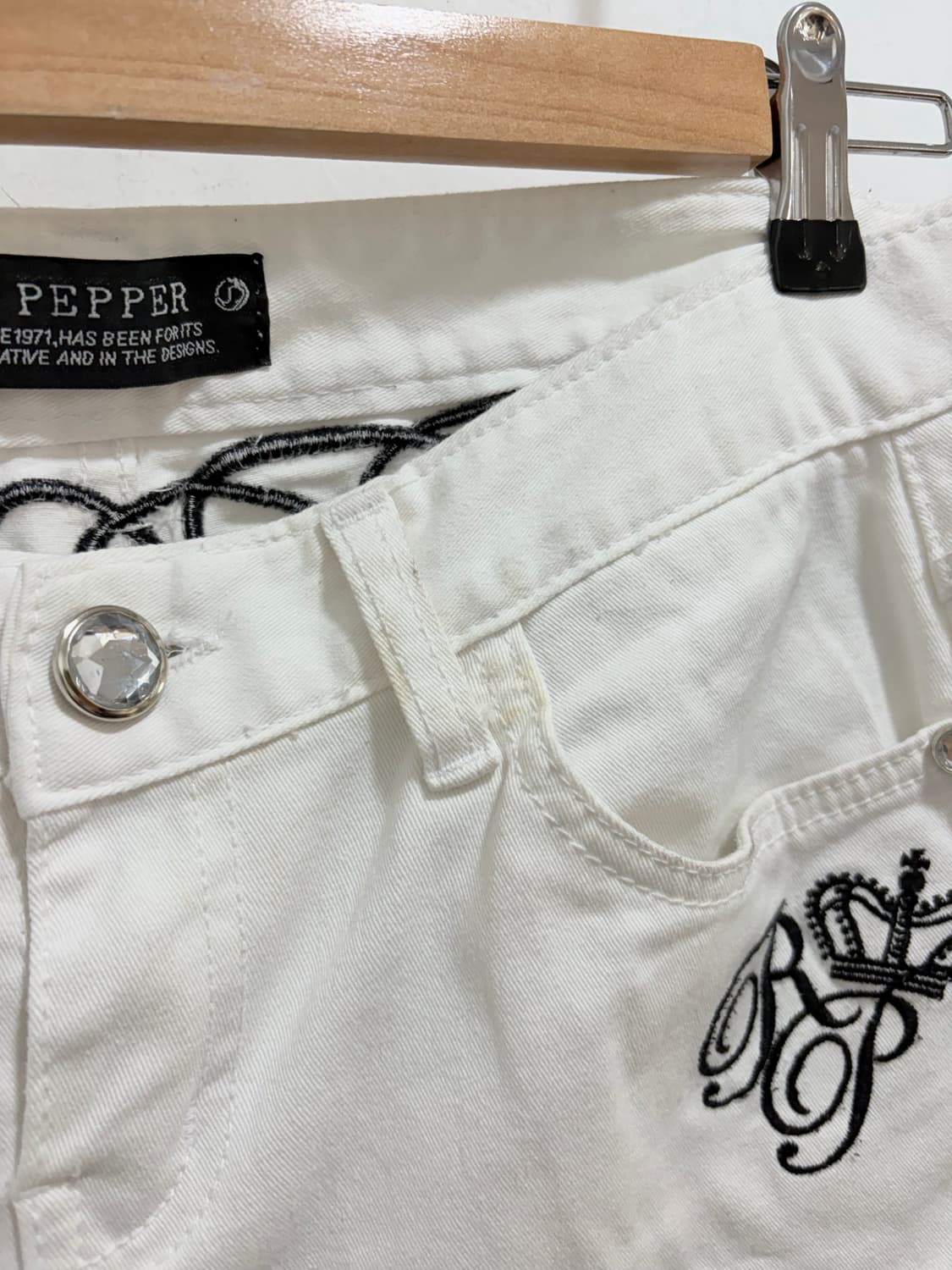 RED PAPPER 레드페퍼펑크 화이트 데님팬츠 상품이미지9