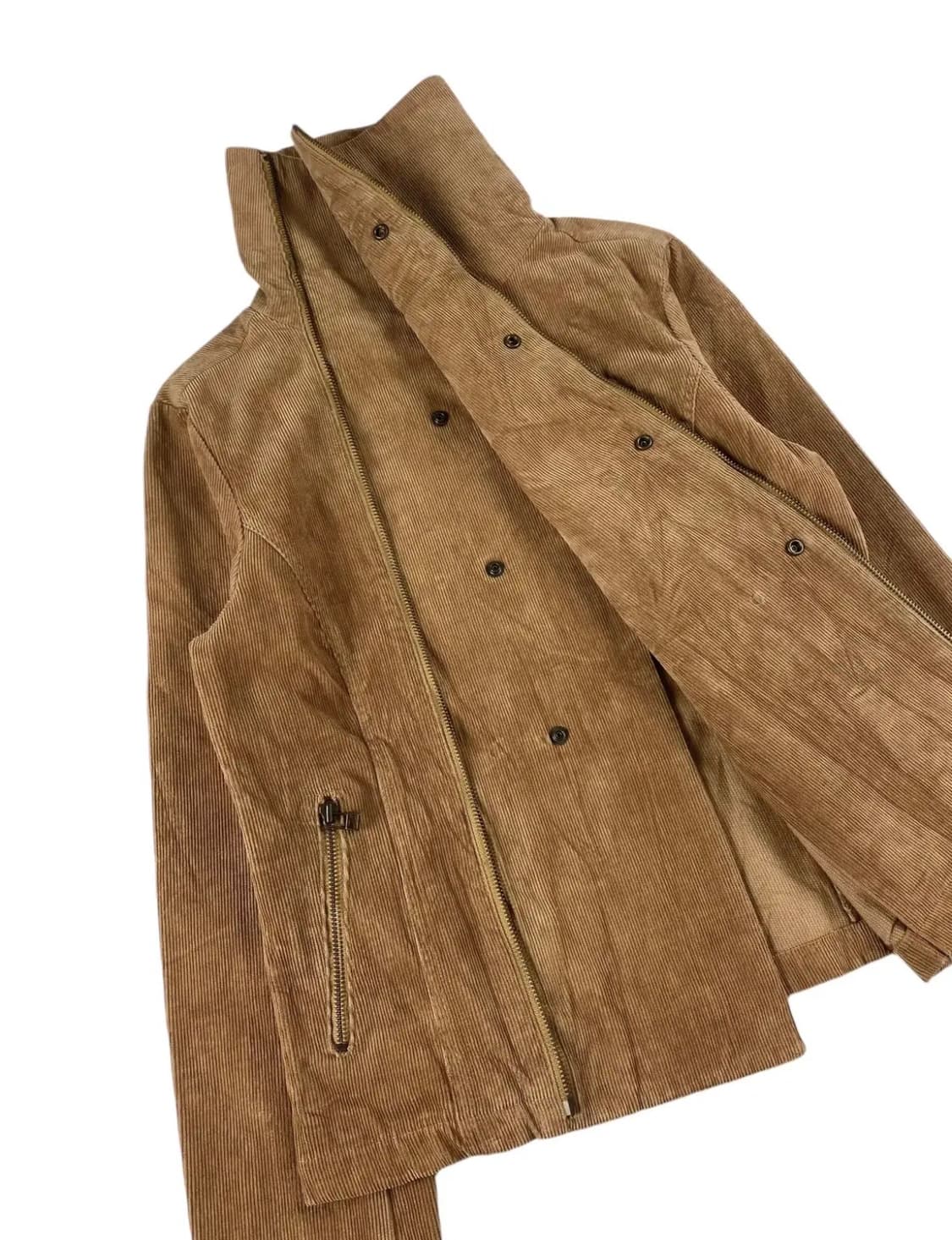 카멜 코듀로이 라이더 자켓 상품이미지4