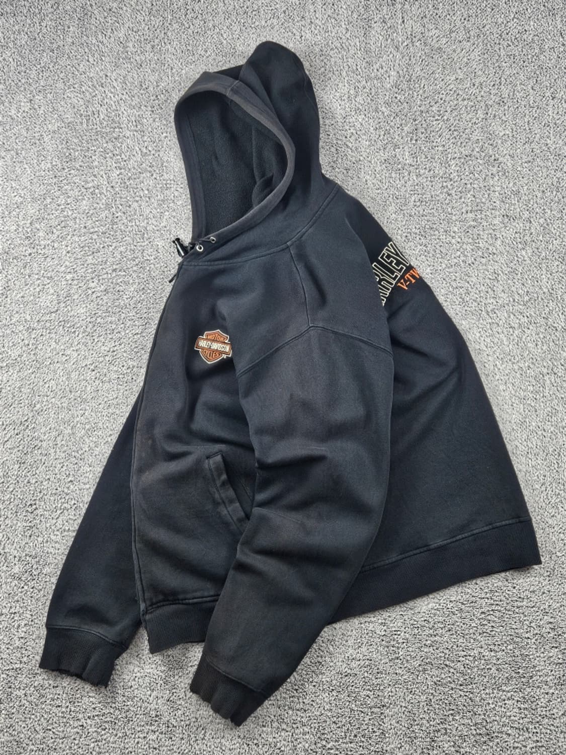 할리데이비슨 V-TWIN POWER 스웻 후드집업 ( L )/ 11316 상품이미지4