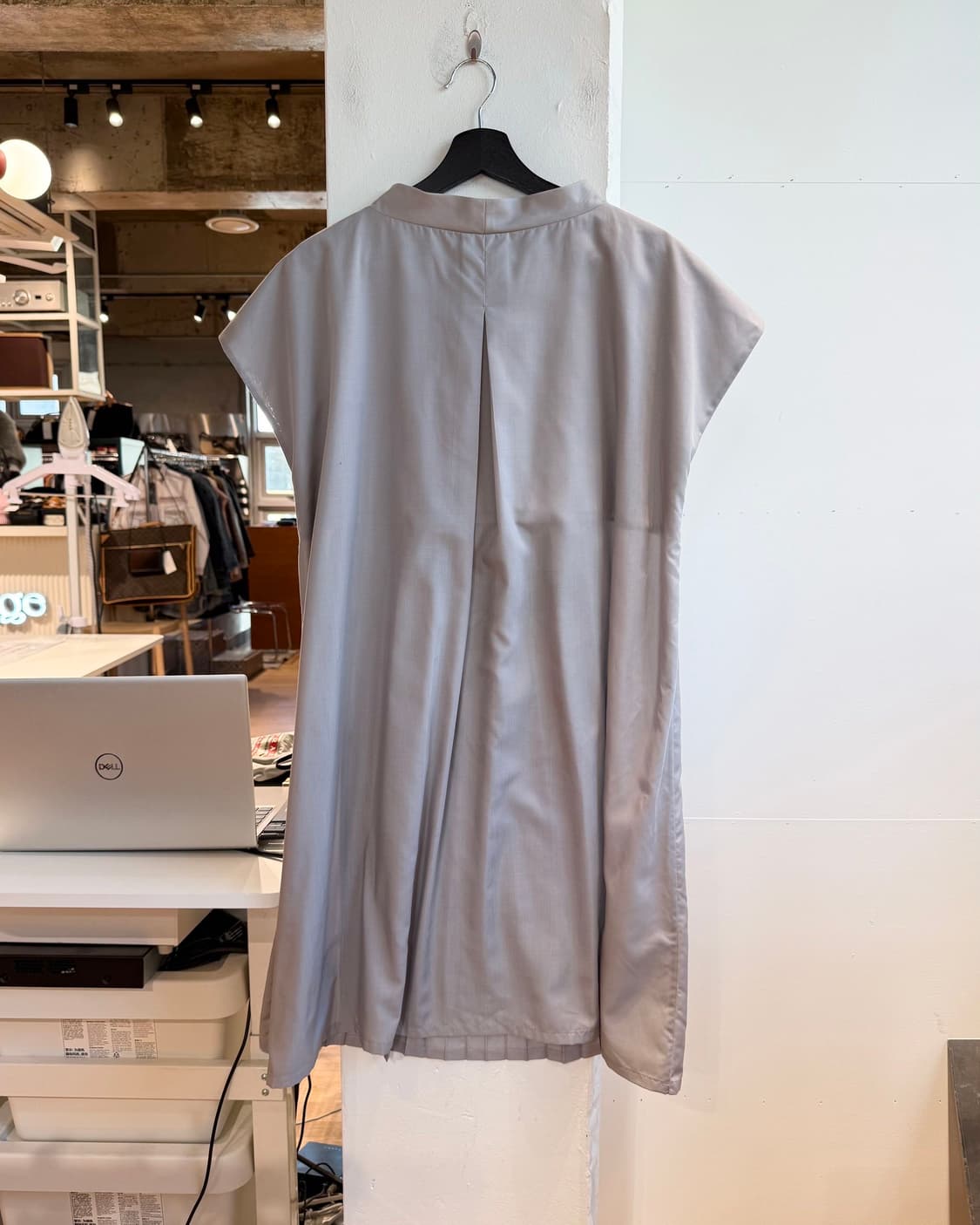 이세이미야케 그레이 아이즈 프린팅 링컬 원피스 상품이미지5