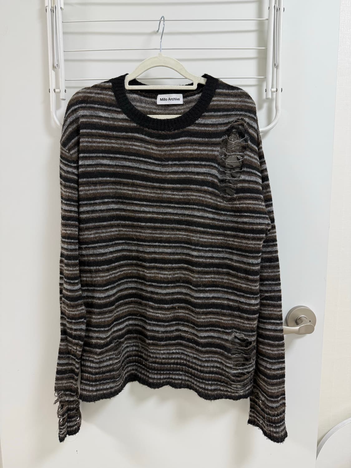 밀로우먼 스트라이프 니트 상품이미지4