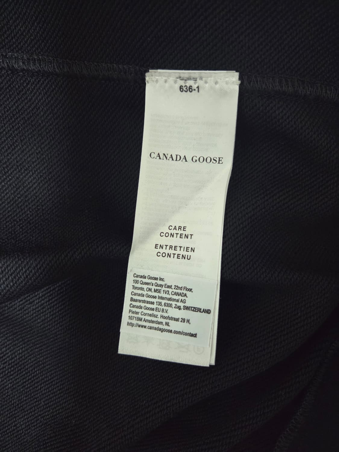 캐나다구스 하이브릿지 휴런 풀 집 자켓 블랙 상품이미지3