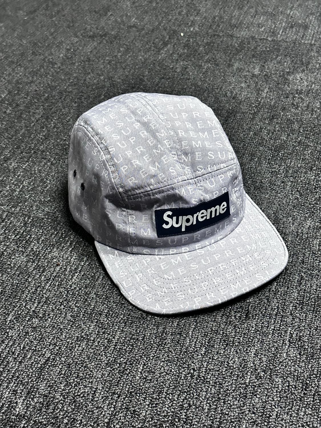 슈프림 15ss  JACQUARD 캠프캡 연보라 멀티 박스로고 상품이미지3