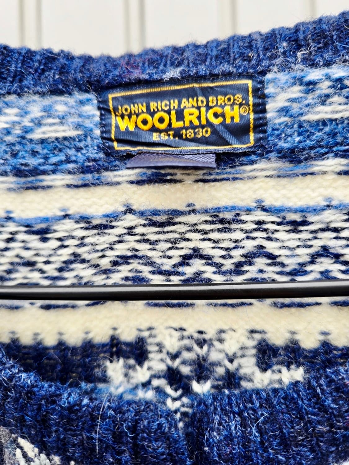 유럽 노르딕스웨터 가디건 by woolrich 상품이미지4