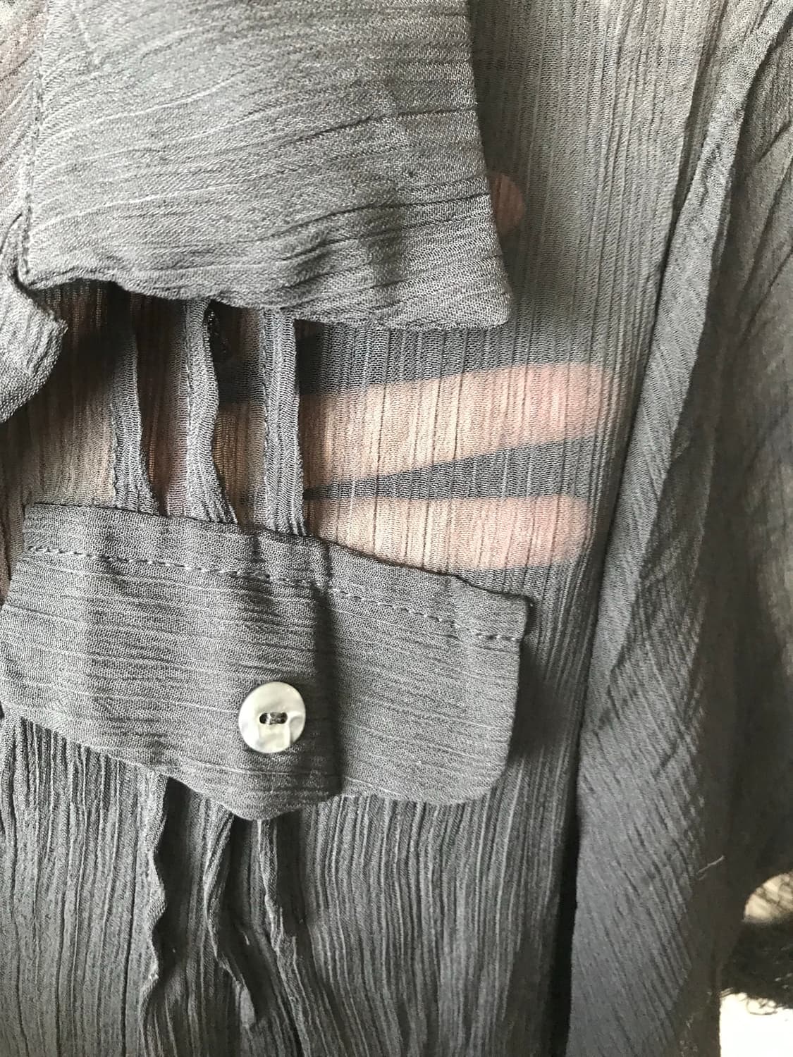 Seethrough basic pocket shirts   상품이미지4