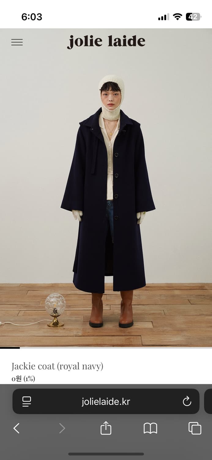 졸리레이드 재키 코트 jackie coat 상품이미지1