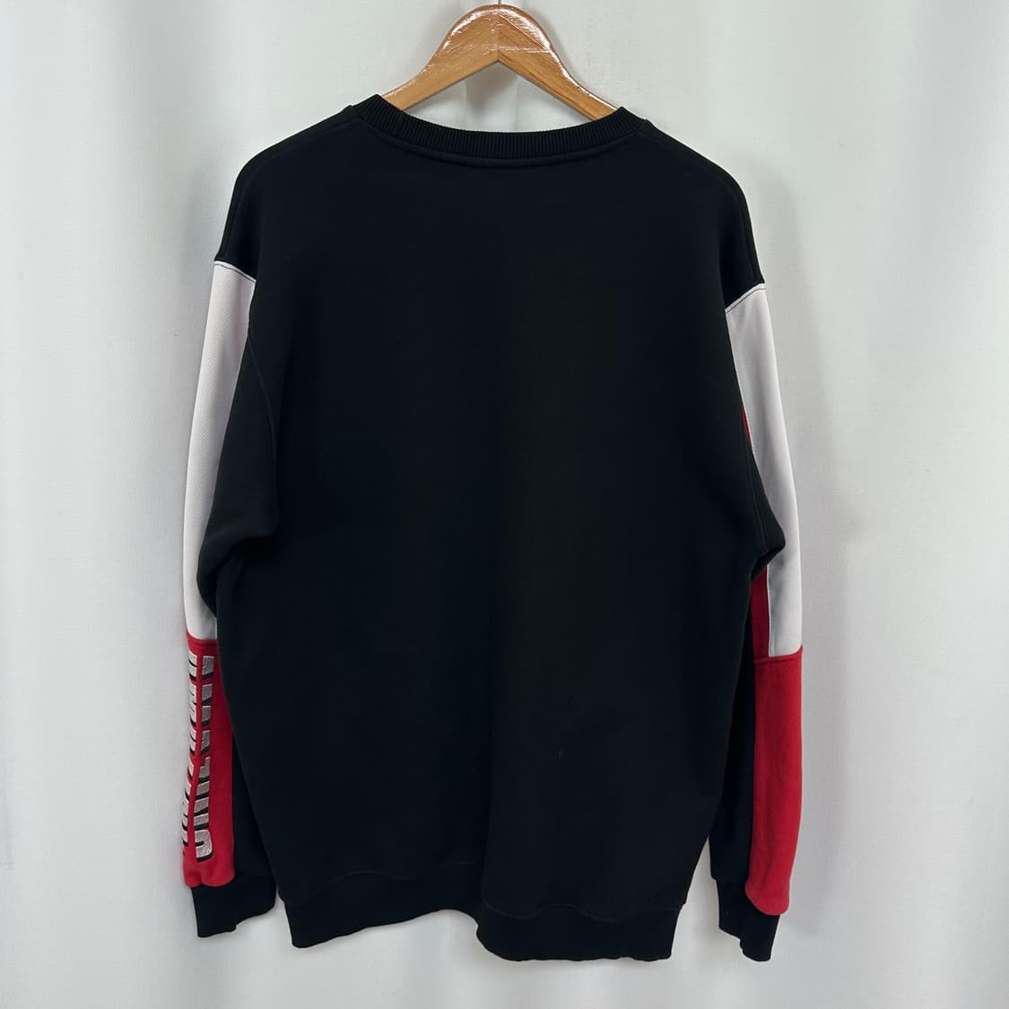 PERSTEP 남자 기모 맨투맨 티셔츠 검정 XL 상품이미지7