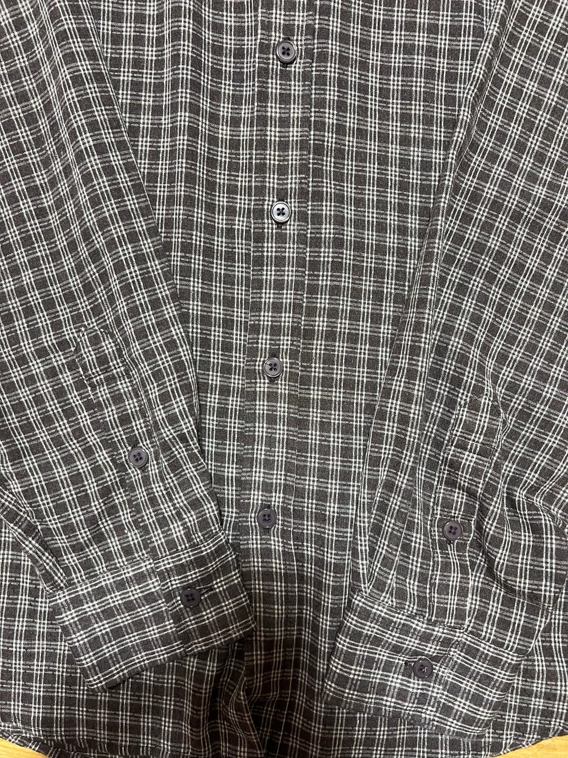 오버 체크셔츠 상품이미지4