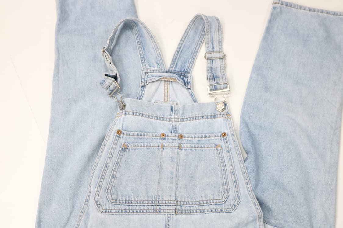 GAP 갭 빈티지 라이트 블루 데님 오버롤 (M) 상품이미지3