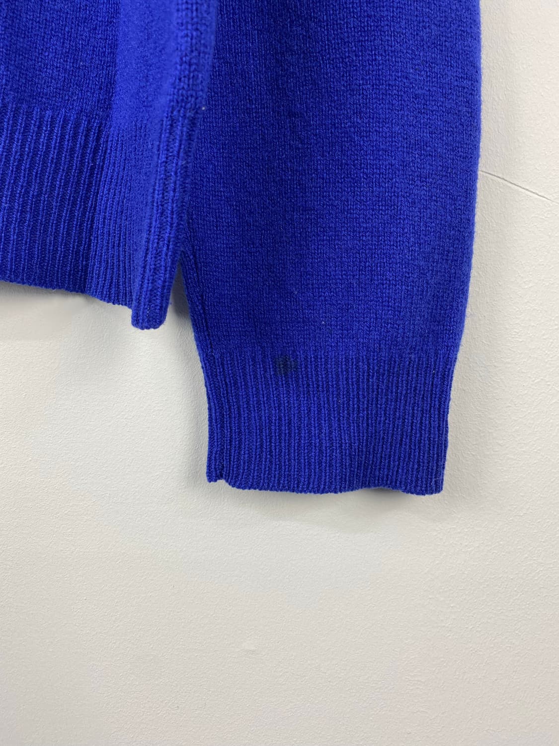 폴로 랄프로렌 램스울 블루 브이넥 니트 M <559> 상품이미지5