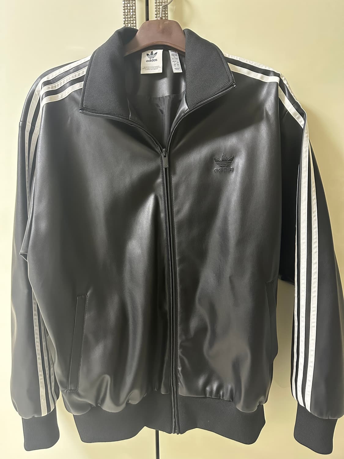 [XL, 0회착] 아디다스 포우 레더 아디컬러 루즈 파이어버드 재킷 상품이미지2