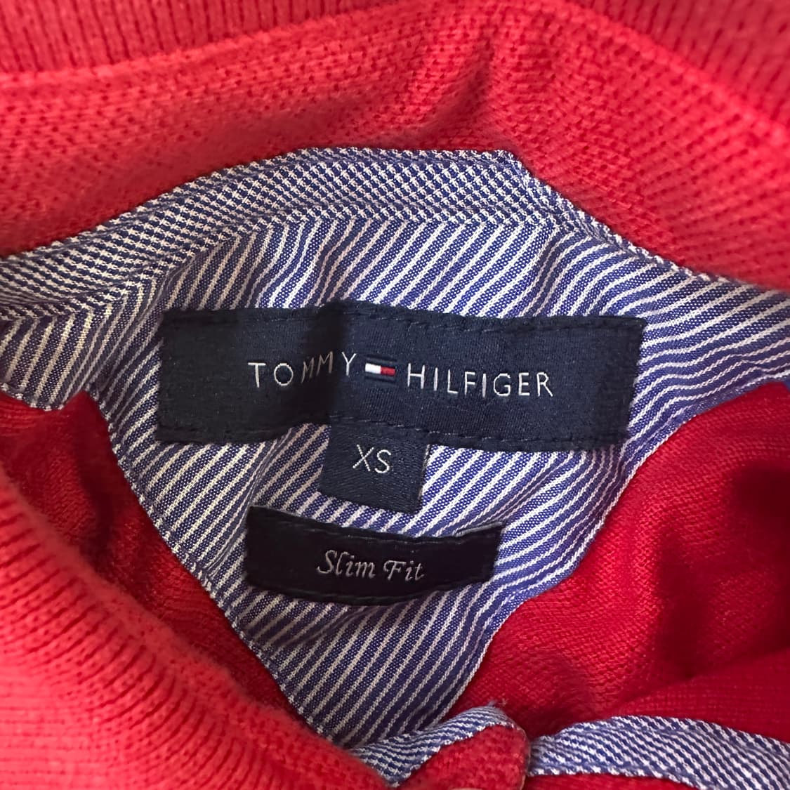 XS 타미힐피거 카라 반팔 티셔츠 0327D 상품이미지2