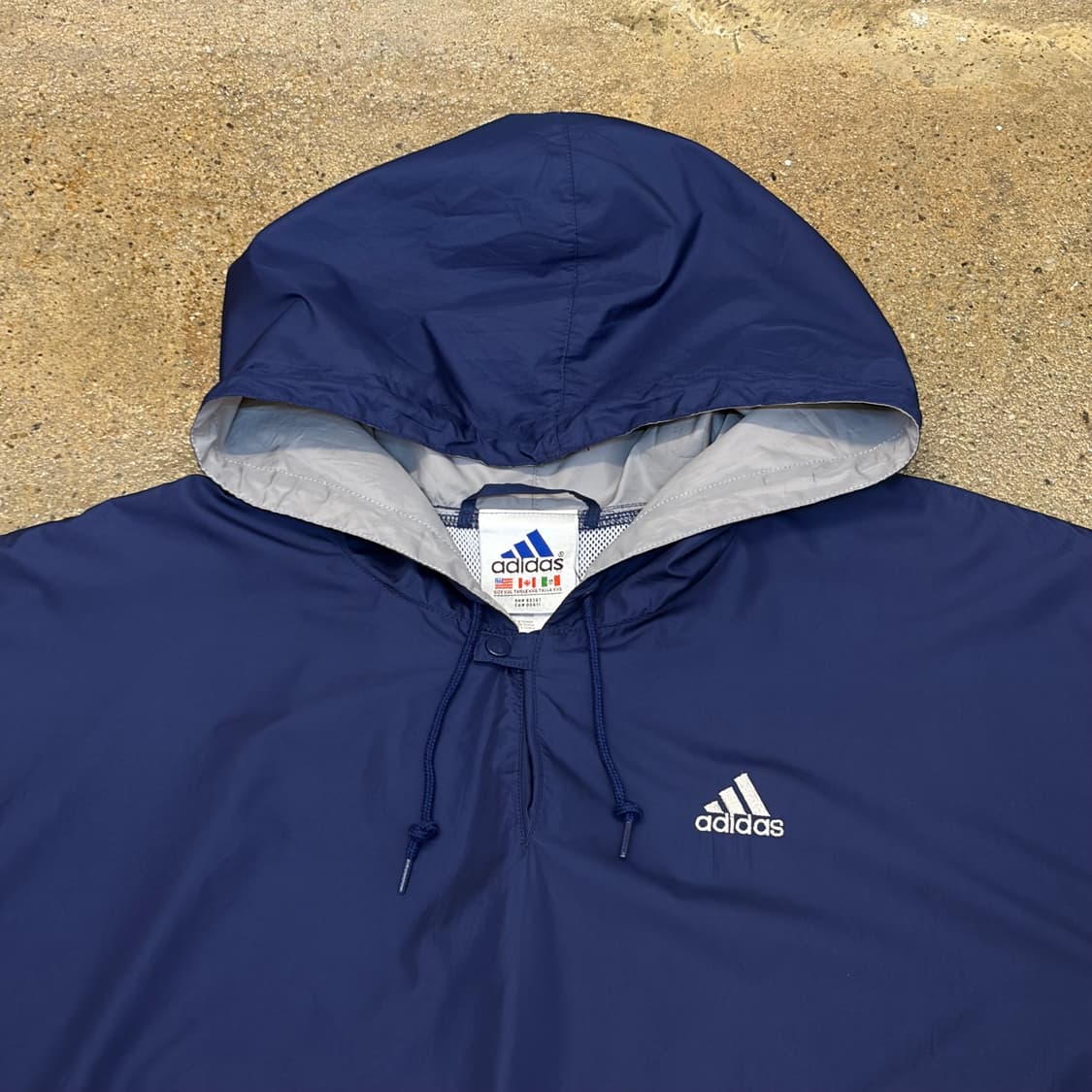 레어 90s USA 빈티지 아디다스 후드 바람막이 상품이미지3