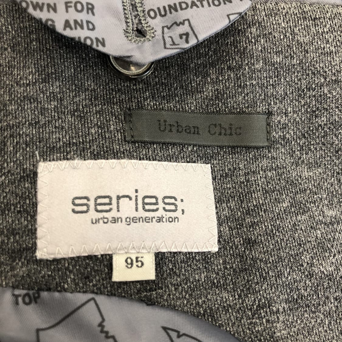 시리즈 울 혼방 져지자켓 95 사이즈  상품이미지6