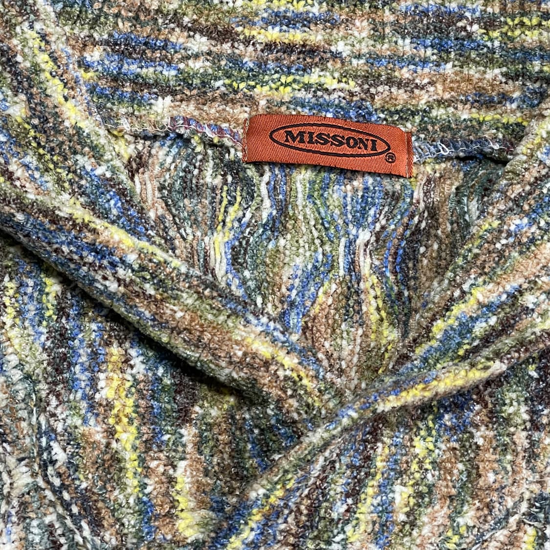 [OS] 미쏘니 빈티지 케이블 패턴 숄카라 니트 상품이미지2