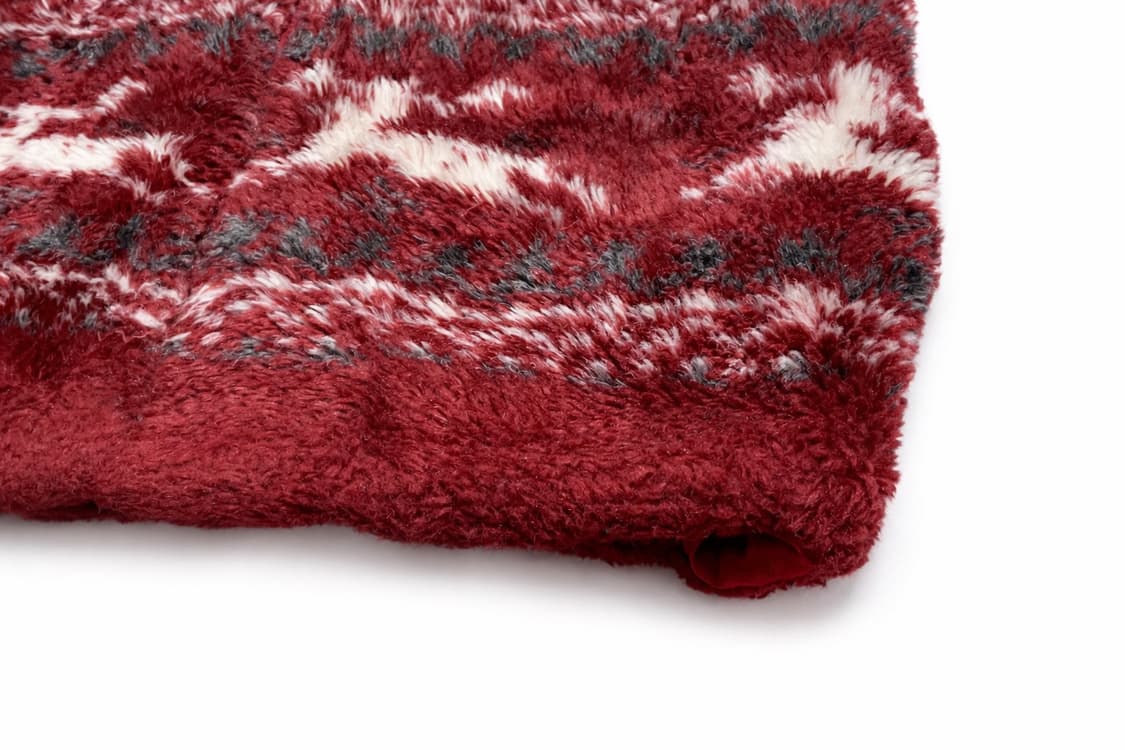 JPN 90s~00s 일본 빈티지 레드 노르딕 퍼 베스트 상품이미지4