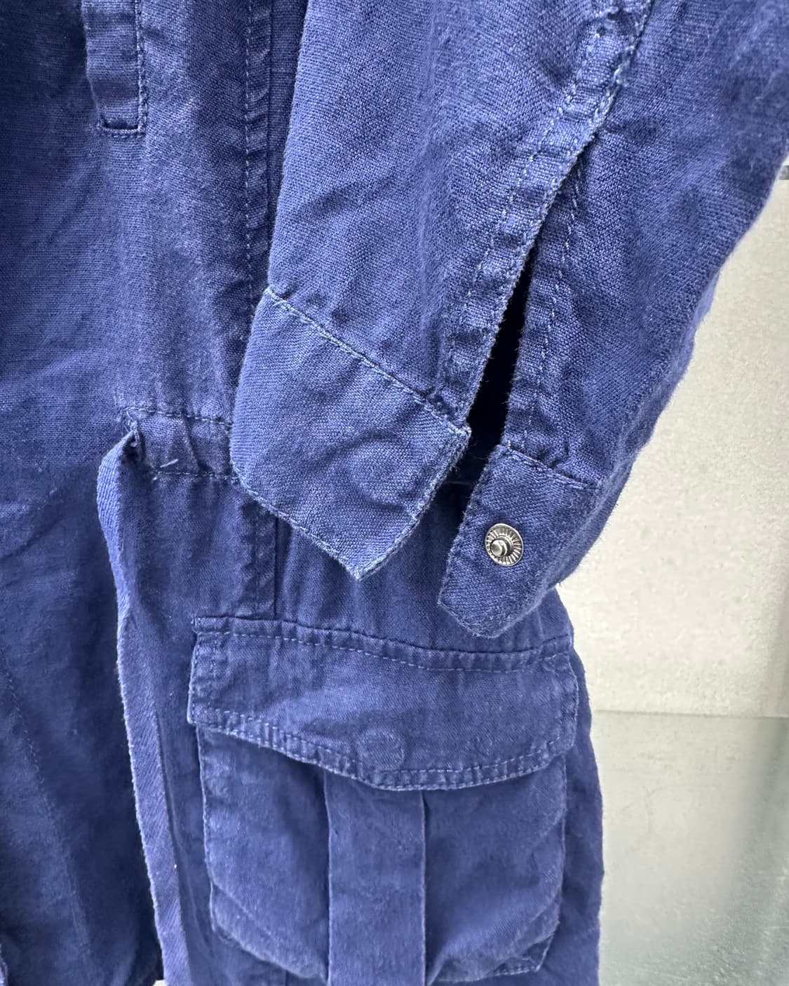 (S)빈티지 린넨 자켓-M1410 상품이미지4