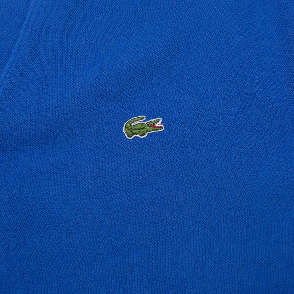 80s IZOD 라코스테 올른 아크릴 가디건 블루 상품이미지2