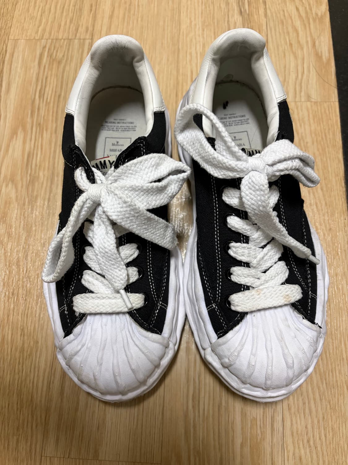 (41) 메종 미하라 야스히로 블레이키 OG 솔 캔버스 로우탑 스니커즈 상품이미지1