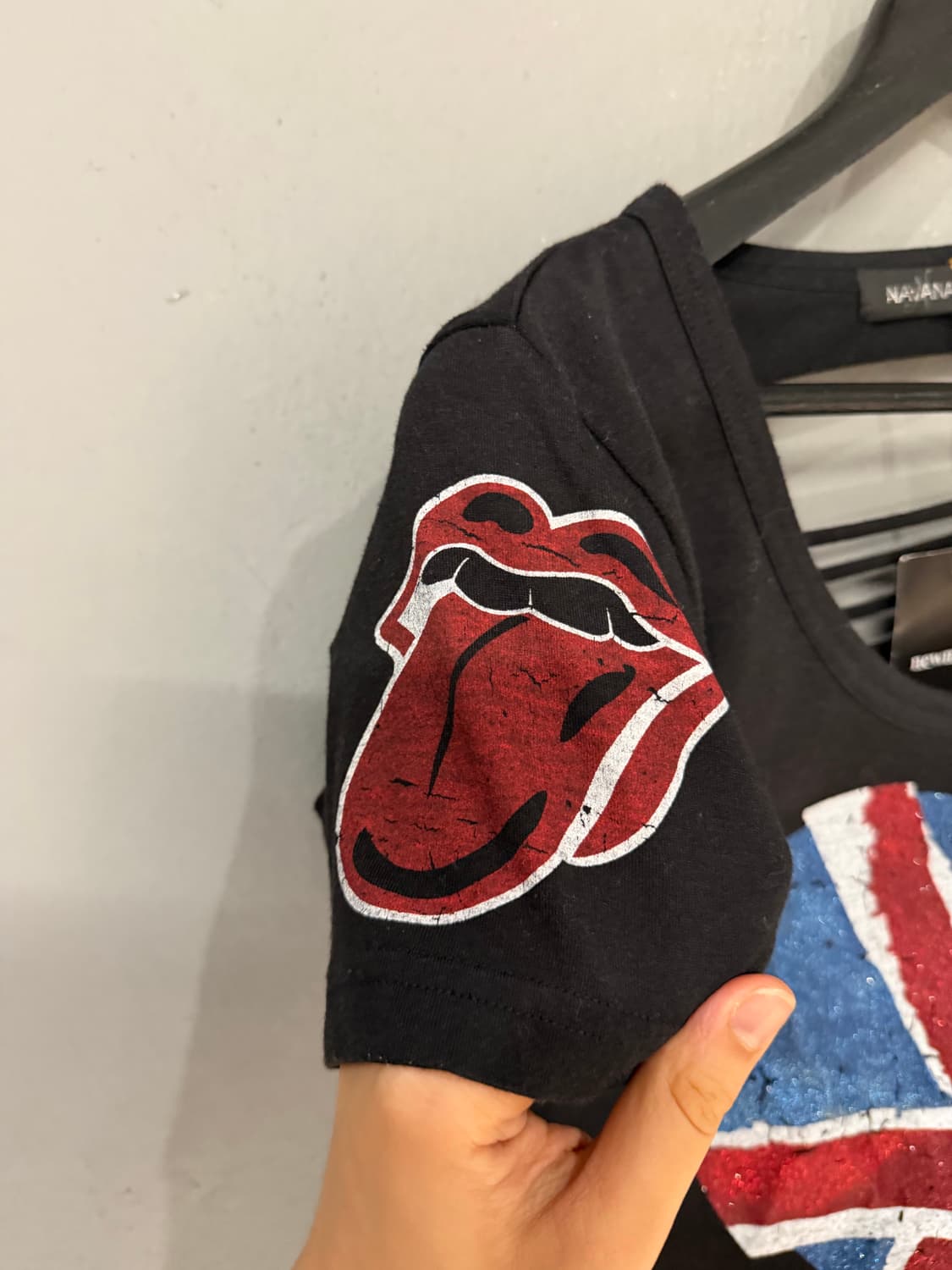 back damage union jack heart top 상품이미지8