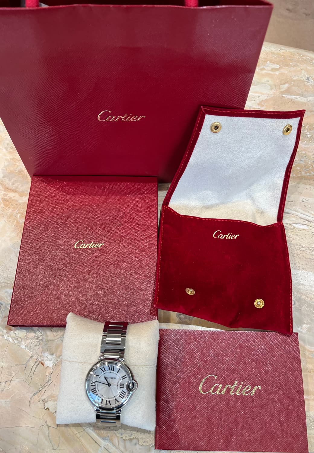 정품 까르띠에 발롱블루 36 쿼츠 상태 (A+급) 상품이미지2