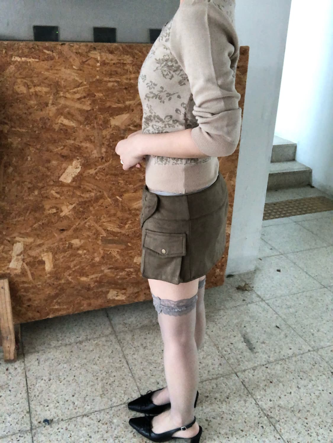 7부 knit top 상품이미지5