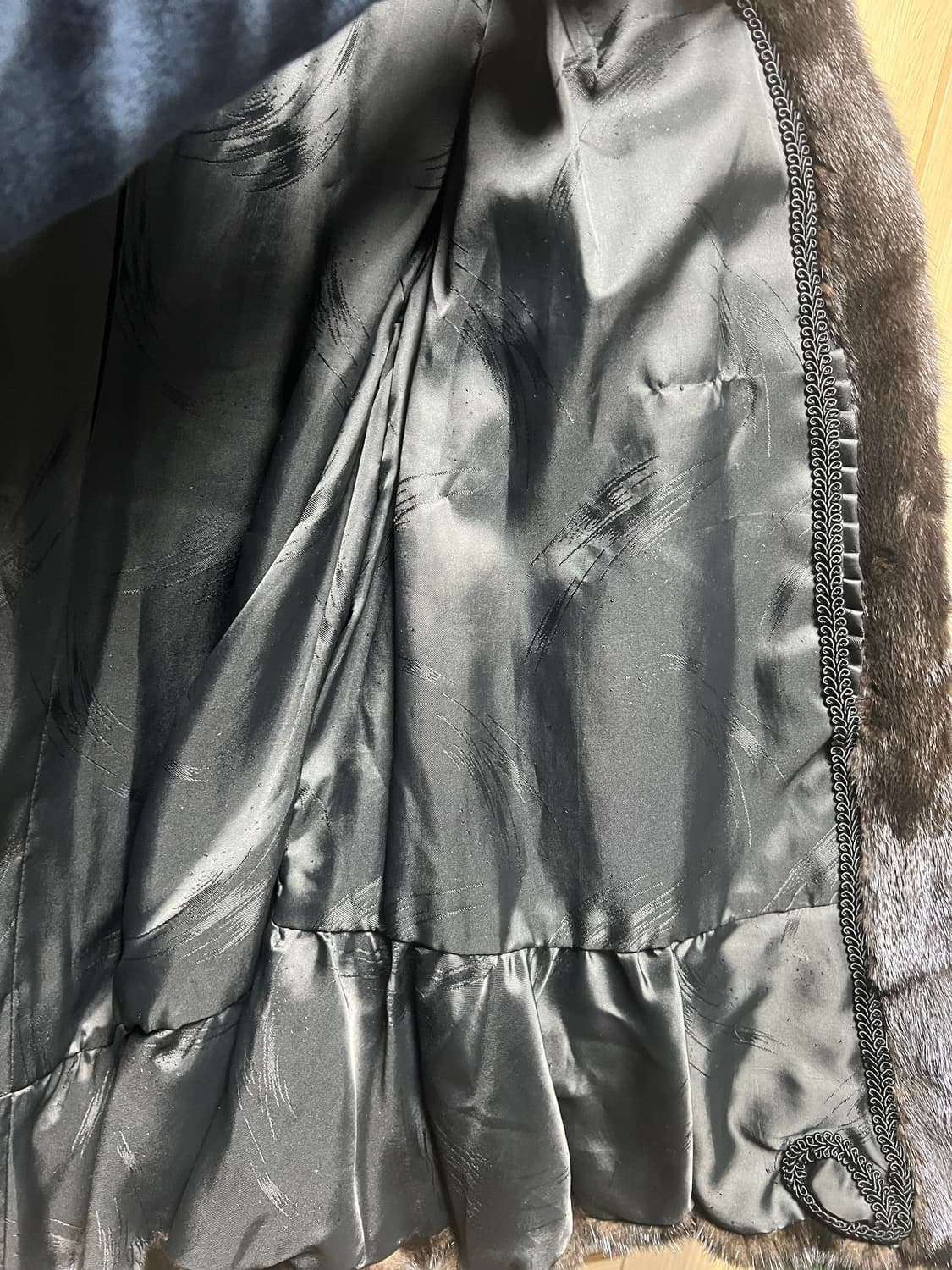 Malubel Sydney 밍크 코트 블랙 S 55 상품이미지10