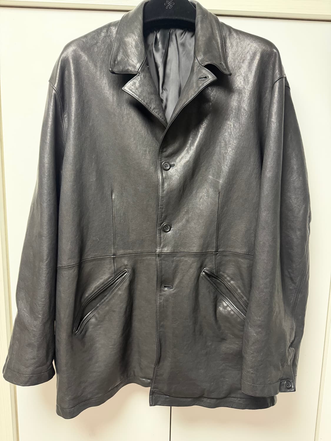 유스  youth 워시드 레더 자켓 상품이미지2