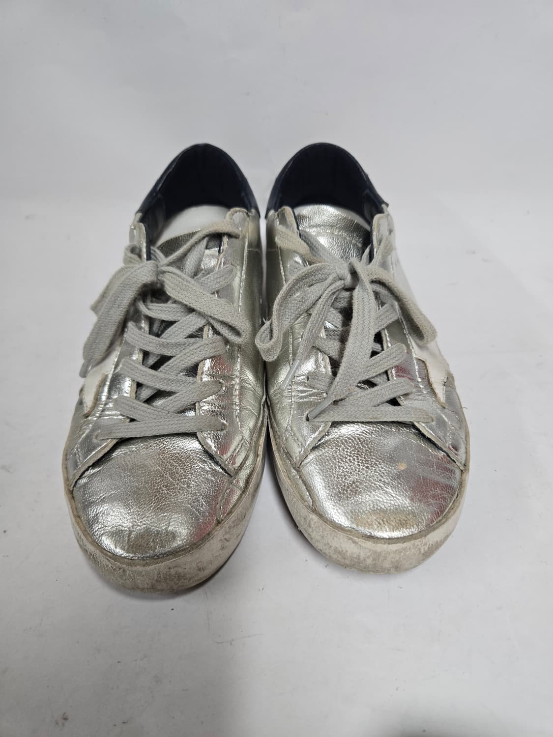 골든구스 GGBD/SSTAR 실버 스니커즈35 225mm 상품이미지2